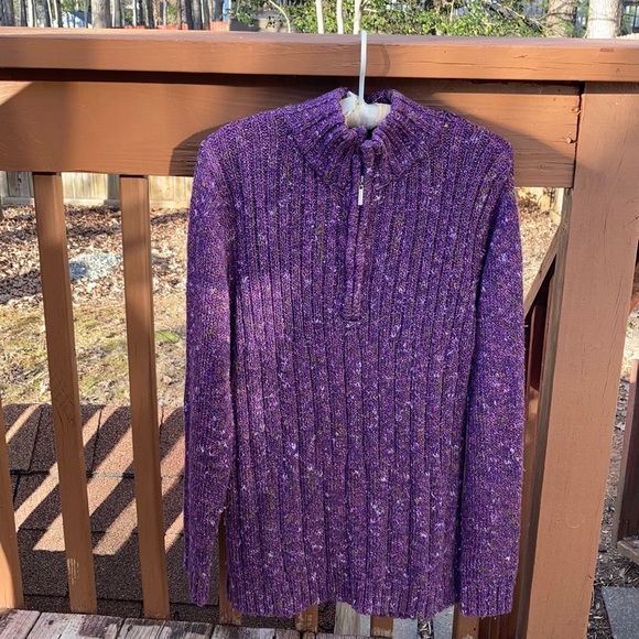 Liz Claiborne Purple Pullover Sweater 